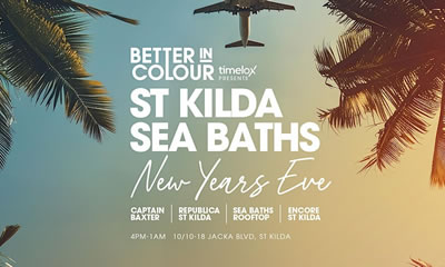 Better in Colour St Kilda Sea Baths New Year's Eve Melbourne