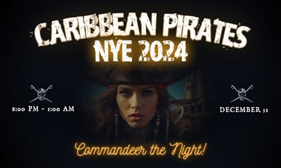 Plus 5 Caribbean Pirates New Year's Eve Melbourne