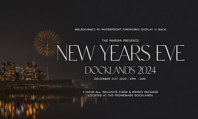 Marina New Year's Eve Docklands Melbourne