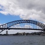 Sydney Opera House Swingin' Under The Stars NYE view of the Sydney Harbour Bridge